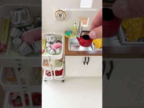 Mini kitchen set ⭐️ Mini cooking ⭐️ ASMR ⭐️ #minikitchenset  #rement