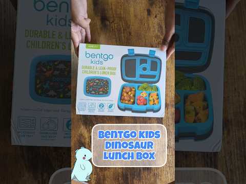 Bentgo Kids Dinosaur Lunch Box Review (not sponsored) #shorts