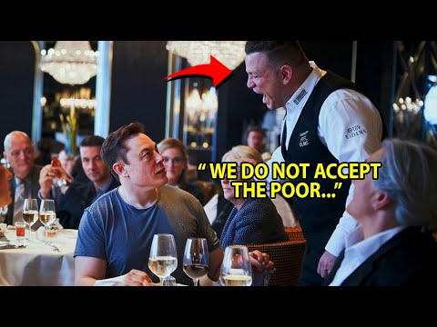 Waiter Insults Elon Musk at a Luxury Restaurant – What Happened Next Will Shock You!