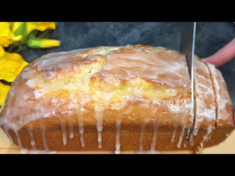 An English lemon cake 🍋 that will lift your mood! Melts in your tongue!