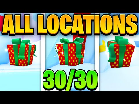 ALL *30* PRESENTS LOCATIONS In Roblox Pet Simulator 99!