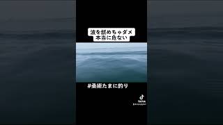 超危険!!波やうねりを見ていたら、、、#海釣り #釣り #船釣り #伊勢湾ジギング