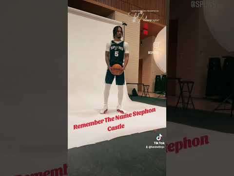 Stephon Castle Media Day #spurs #stephoncastle