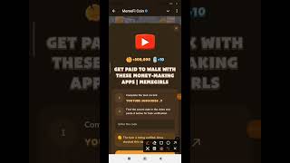 GET PAID TO WALK WITH THESE MONEY-MAKING APPS | MEMEGIRLS | Memefi New Video Code