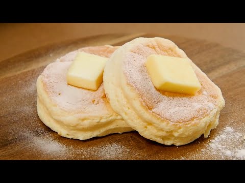 1 egg for fluffy Japanese soufflé pancakes / Cheap Recipe Ingredients Only $1