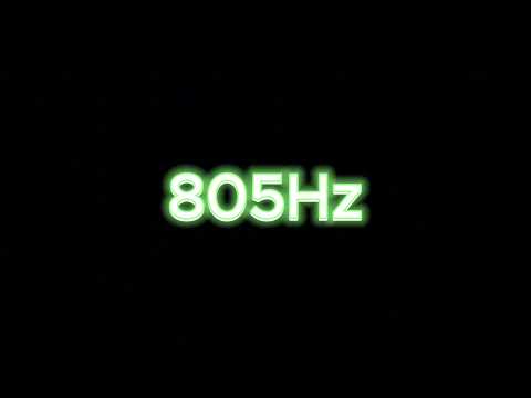 805Hz Tone Test: Speaker and & Headphone Frequency Response Test