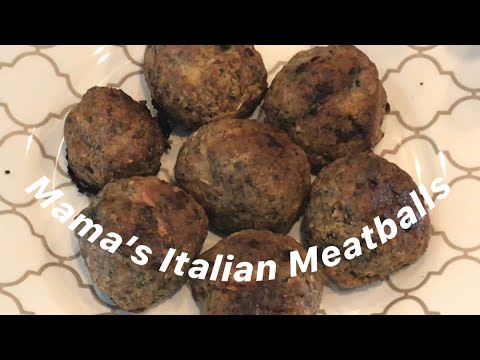 Mama’s Italian Meatballs