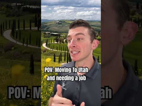 Moving To Utah and Needing a Job #ColdwellBankerRealty #UtahRealtor #UtahRealEstate #MovingToUtah