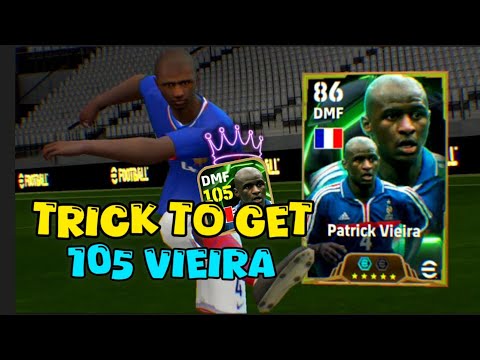 Trick to Get 105 Rated Epic Double Booster Patrick Vieira in eFootball2025 Mobile 😱🔥 #efootball2024