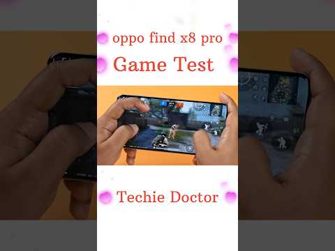 Oppo Find X8 Pro Game Test | BGMI Test | PUBG Test | free Fire Test