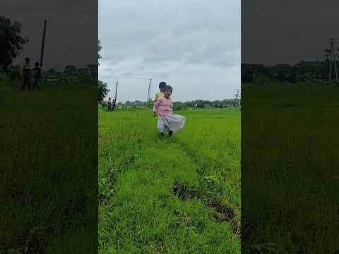 పొలం గట్టు మీద పిల్లల సందడి😍😍🥰🌾🌾