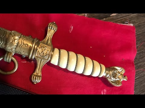 Dagger Matt Militaria Unboxing Video New RARE WWII German Daggers SA Dagger Kreigsmarine Dagger