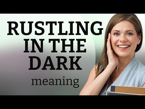 Understanding "Rustling in the Dark"