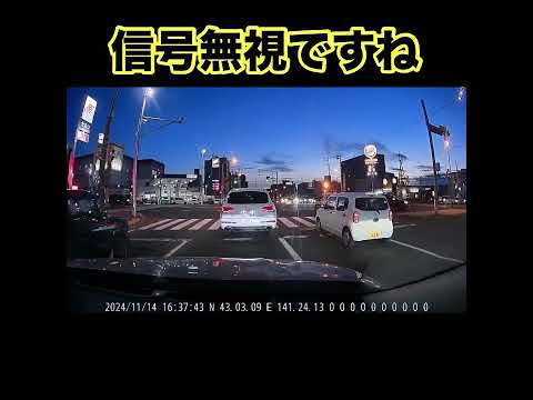 交通違反車両逮捕の瞬間