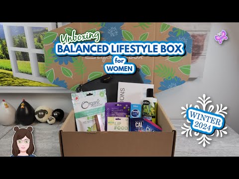 Winter 2024 BALANCED LIFESTYLE BOX For Women Unboxing and Coupon Code!