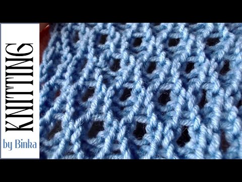 [Bulgarian] How to knit. An original knitting lace pattern.