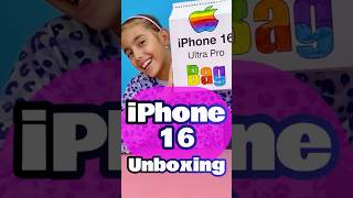 📱 iPhone 16 Ultra Pro DIY Unboxing! 📱✨ With Cute Stickers & Squishy Phone! #unboxing #squishys