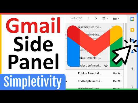 How to use the Gmail Side Panel for the Best Email Experience