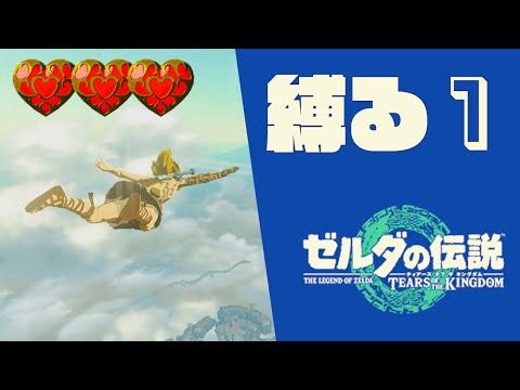 【縛り実況プレイ】ティアキン ハート3つ縛り #1 【ゼルダの伝説 ティアーズオブザキングダム】