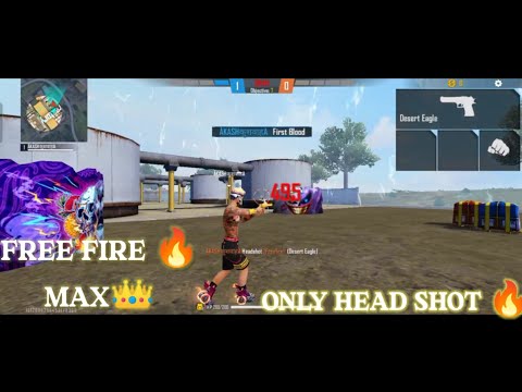 FREE FIRE MAX🔥 #freefire NEW VIRAL HEADSHOT 😎 PUSHPA RAJ HEAD SHOT LYGA SALA😜