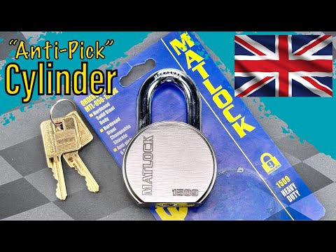 [1587] Matlock Round Body Padlock Picked & Gutted (Model 1509)