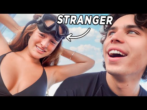 Convincing A Stranger To Go Shark Diving