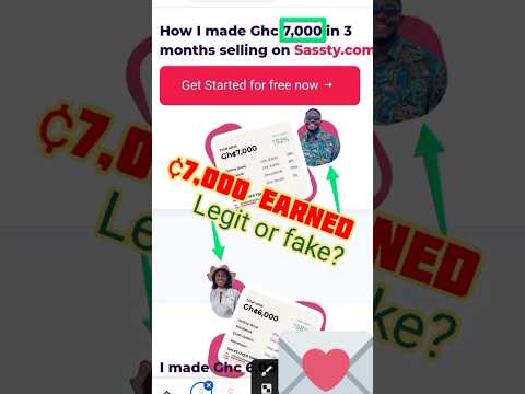 ¢7000 Quarterly SASSTY Online Shopping & Drop Shipping in Ghana #shortvideo