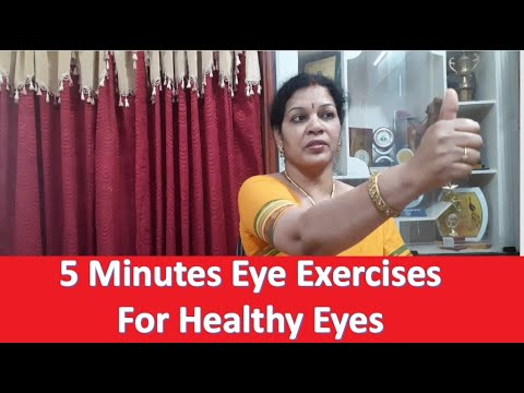 5 Minutes Eye Exercises For Healthy Eyes