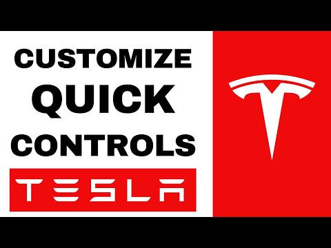 How to Customize Tesla Model 3 Quick Controls - 2024