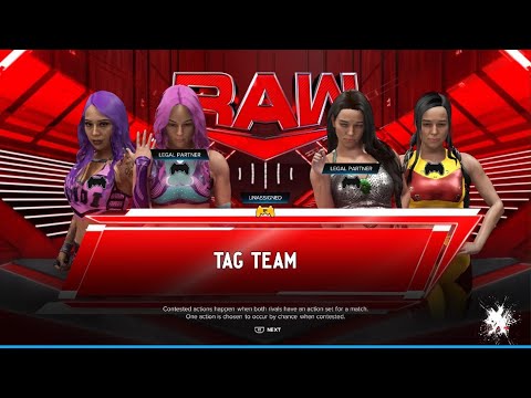 WWE 2K2K24: AWA Monday night dawn: Team Bestie Vs Pretty mean Sisters