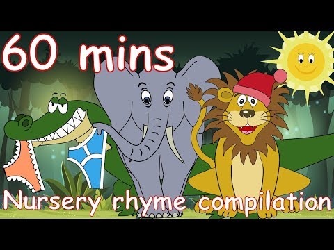 Down In The Jungle! And lots more Nursery Rhymes! 60 minutes!