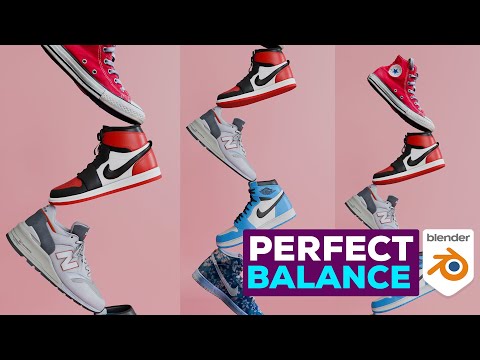 Blender PERFECT BALANCE  Objects Full Tutorial