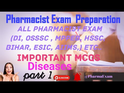 Disease Important MCQs| #pharmacistexampreparation #osssc #hssc #di #mppeb #pharma #2023 #aiims #mp