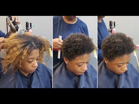 Very Short Pixie Haircut for Curly Hair & Short Hair Cutting Techniques  | HairCut Transformation