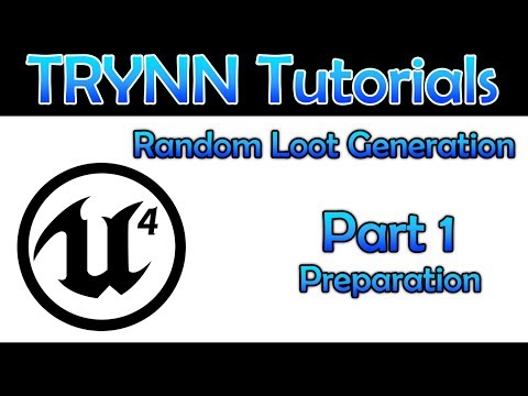 Random Loot Generation Tutorial Part 1