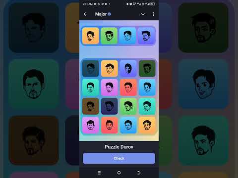 10 October Major Puzzle Durov Solved Today #major #airdrop  #dailypuzzle #combo