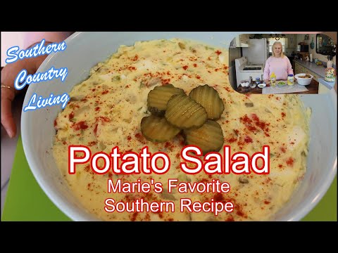 Perfect Potato Salad For The Holidays -- Marie's Favorite Potato Salad Recipe -- Holiday Food Series