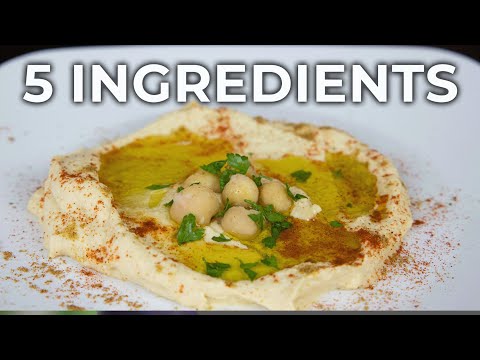 Making hummus is a GREAT way to improve your cooking skills