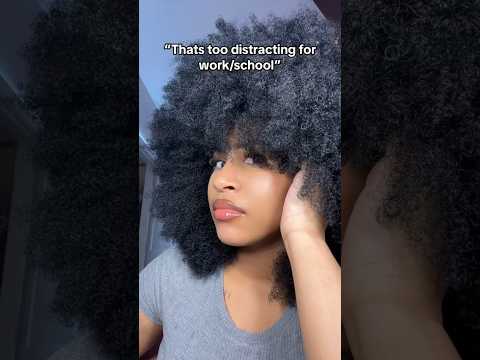 Never say THIS to people with afros 😬 #naturalhair #afrohair #relatable