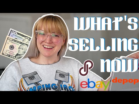 WHAT'S SELLING NOW | poshmark, eBay & depop | 20 recent sales ♻️🤑 | Full Time Reseller