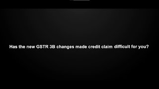 Revolutionizing GST Credit Claim