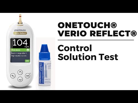 Use Control Solution - One Touch Verio Reflect