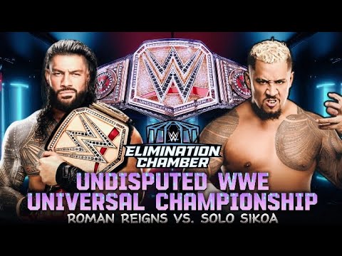 WWE Elimination Chamber 2024 Match Card Prediction HD