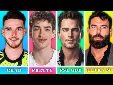 Types of Handsome Men: Pretty Boy vs Chad vs PSL Gods vs Ultra Masculine | What Do Women Prefer?