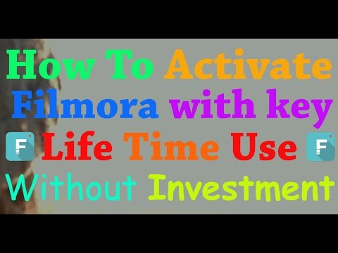 [100% working in Hindi] How to activate Filmora Wondershare for free life time