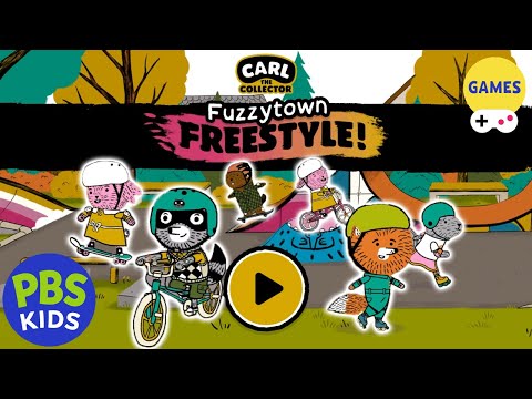 Carl the Collector | Fuzzytown Freestyle Full Playthrough 🛹🍕 Gameplay for Kids | PBS KIDS