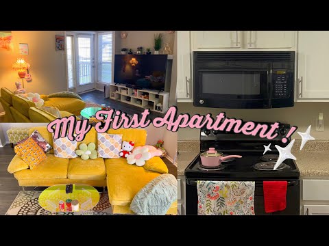 My Experience Moving Out at 21! Apartment Tour + Rent & Furniture Costs (TX)