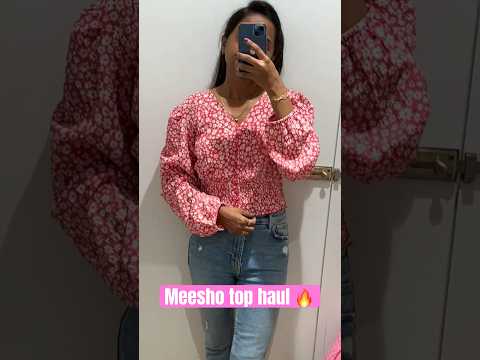 Meesho tops haul | *HUGE* Meesho Haul | #meesho #meeshotops #meeshohaul #shorts