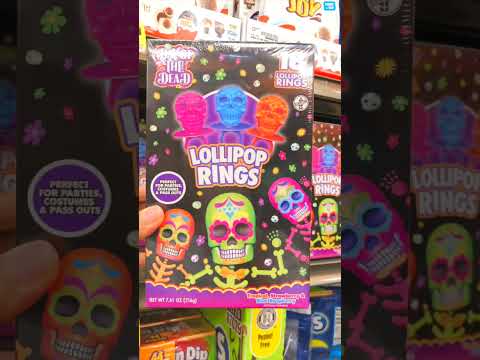 Halloween Candy Day of the dead lolli pop rings | Peeps pumpkins | Sour patch spooky mix gummy