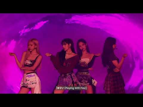 (HD) BLACKPINK - PLAYING WITH FIRE (Live Comeback 2021 Concert THE SHOW)